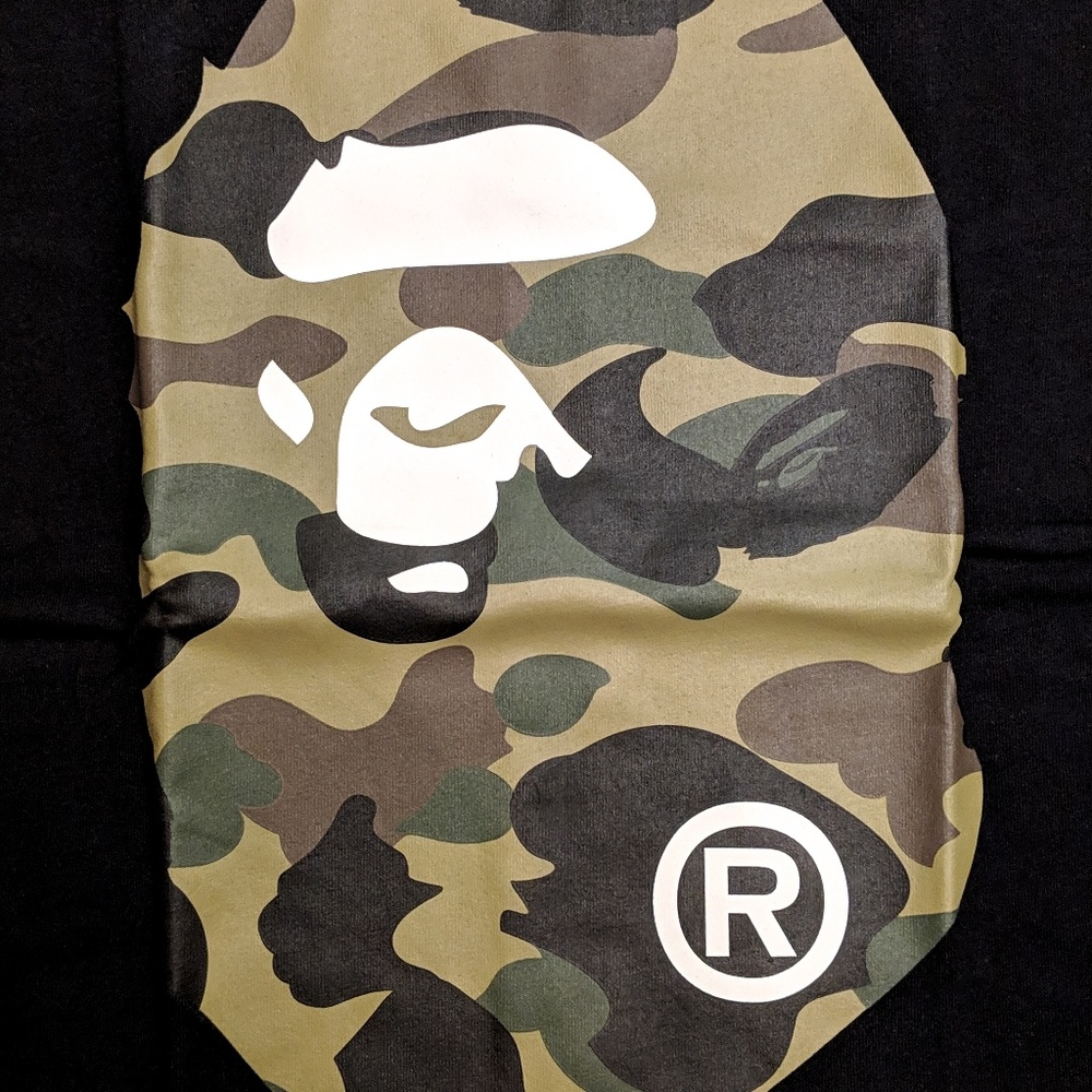 1ST CAMO BIG APE HEAD TEE L